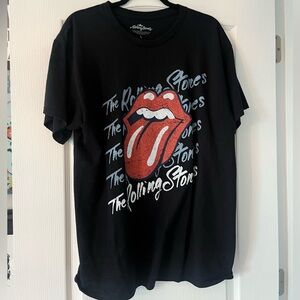 THE ROLLING STONES | Large Tongue Graphic Band Tee Short Sleeve Unisex Size L